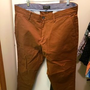 Chocolate color Banana Republic chinos 35x30